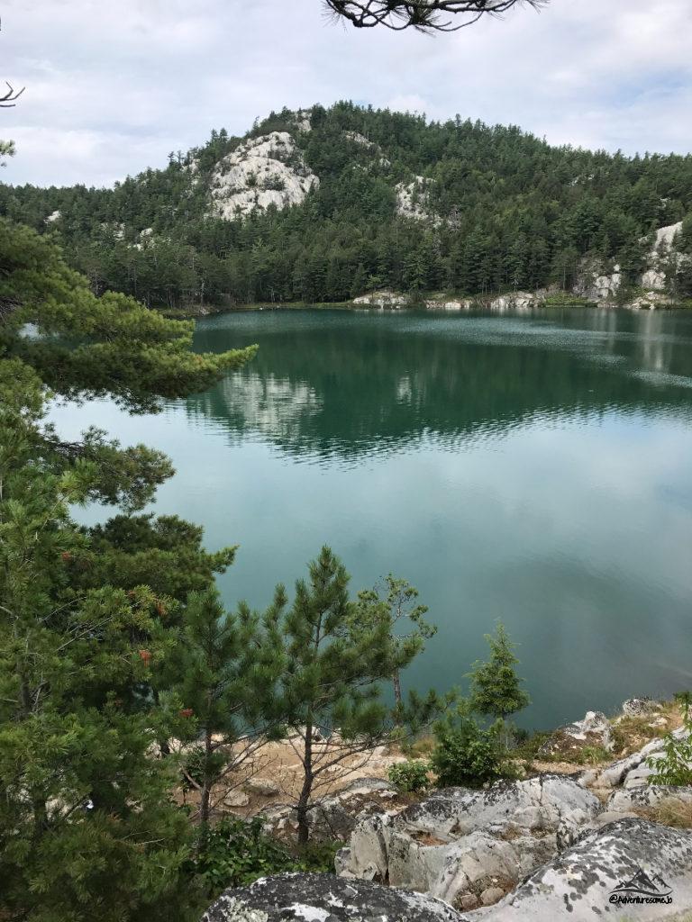Topaz Lake in Killarney Provincial Park