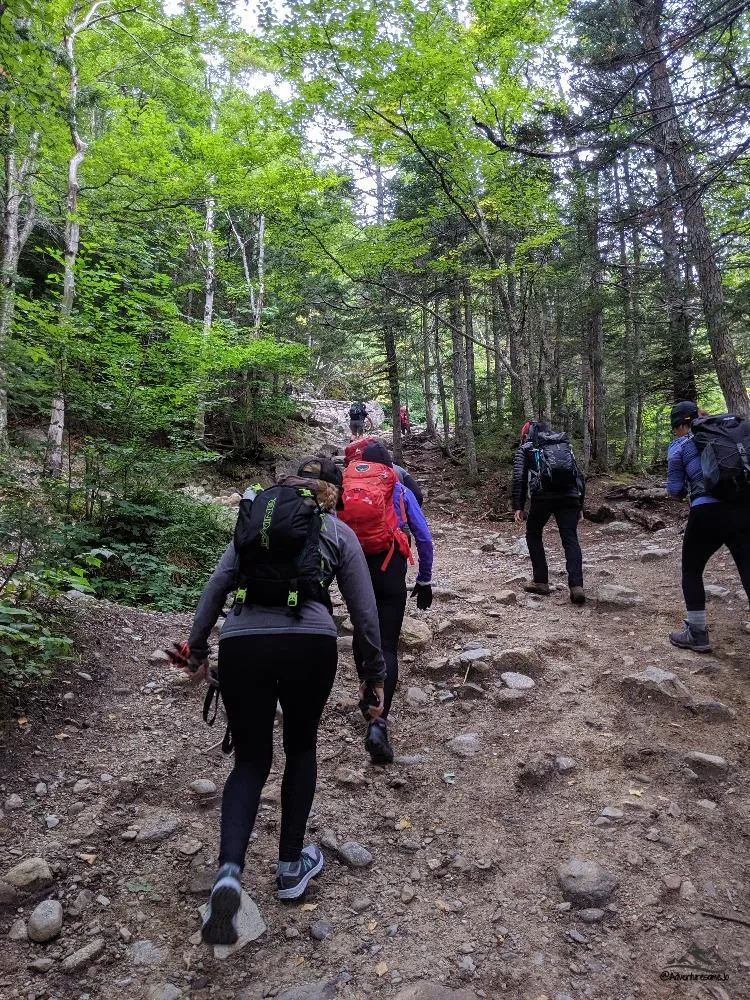 Le sentier Tuckerman Ravine