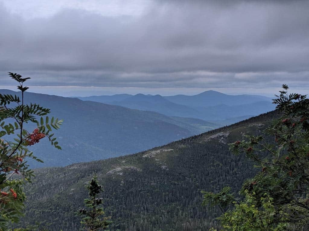 views or the White Mountains on Tucherman Ravine Trail