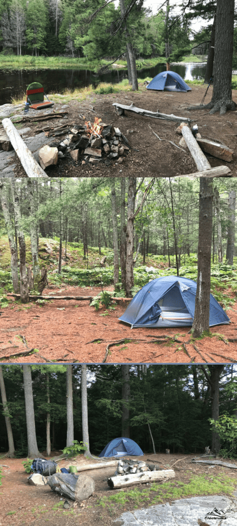 campsites on la cloche silhouette trail