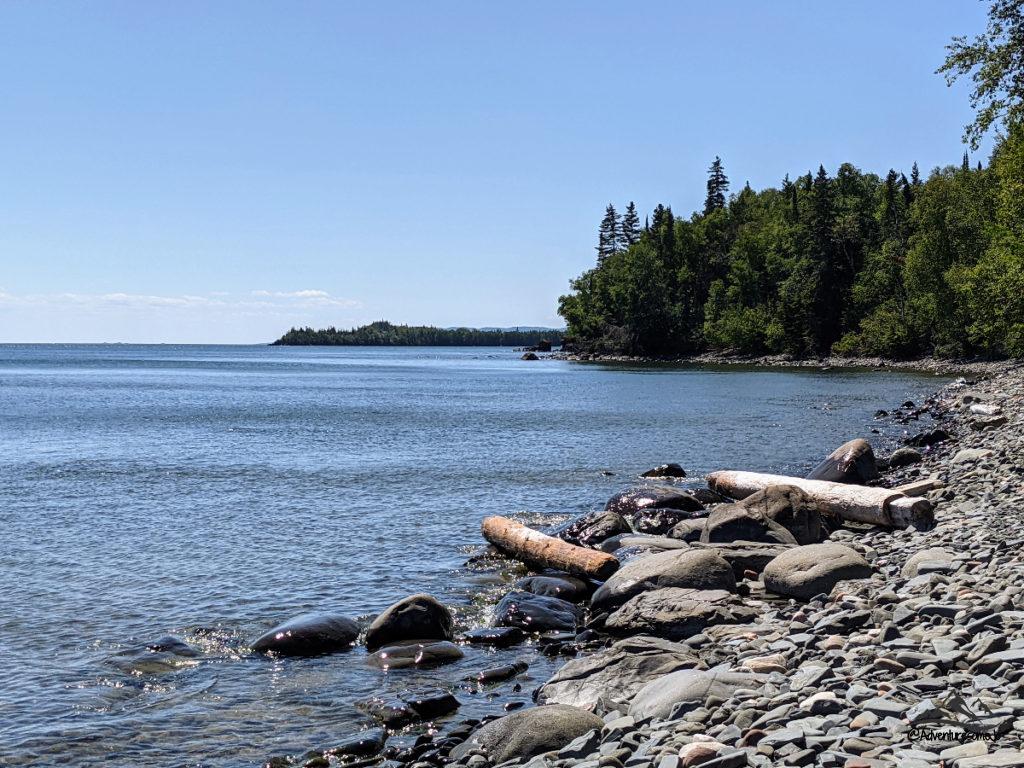 shores of Lake Superior on the Kabeyun Trail