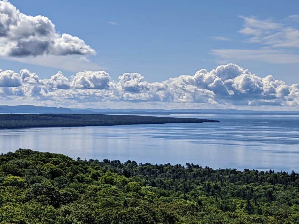 Edmund Fitzgerald lookout in Pancake Bay Provincial Park