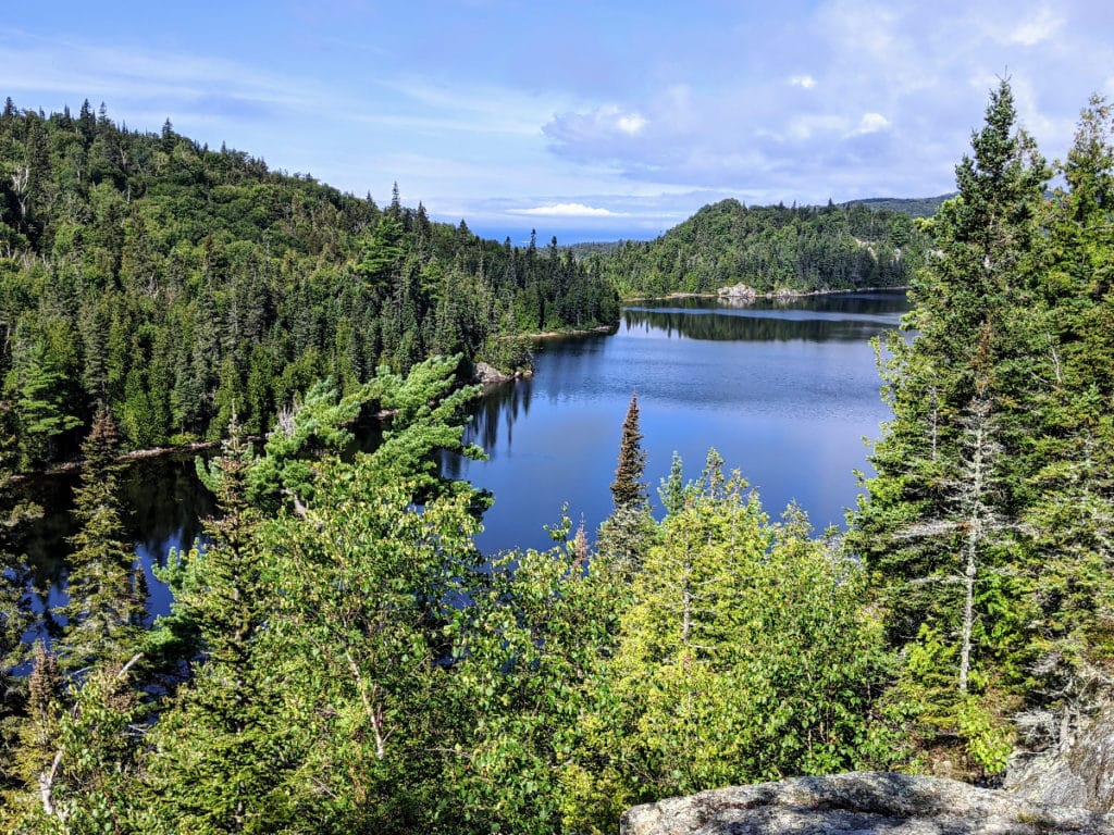 Orphan Lake in Lake Superior Provincial Park
