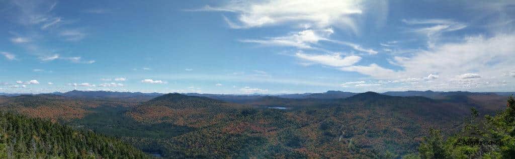 panoramic views at the top of Marble Mountain