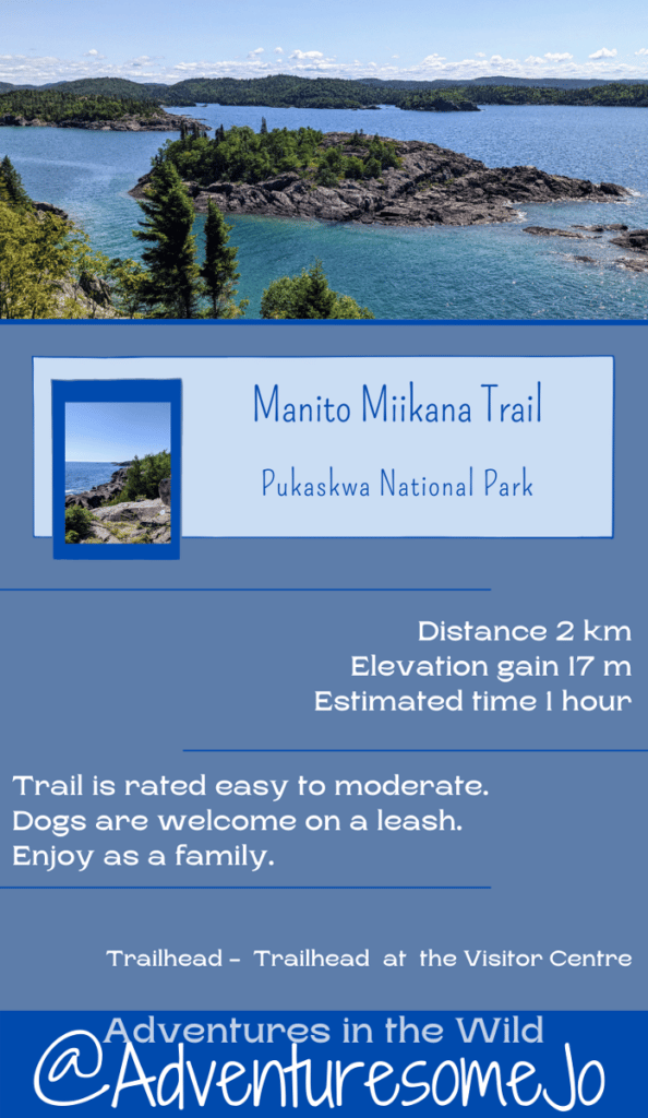 Manito Miikana trail information