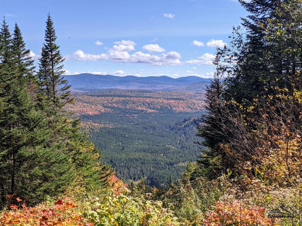 views from the trail heading to Saddle Hill