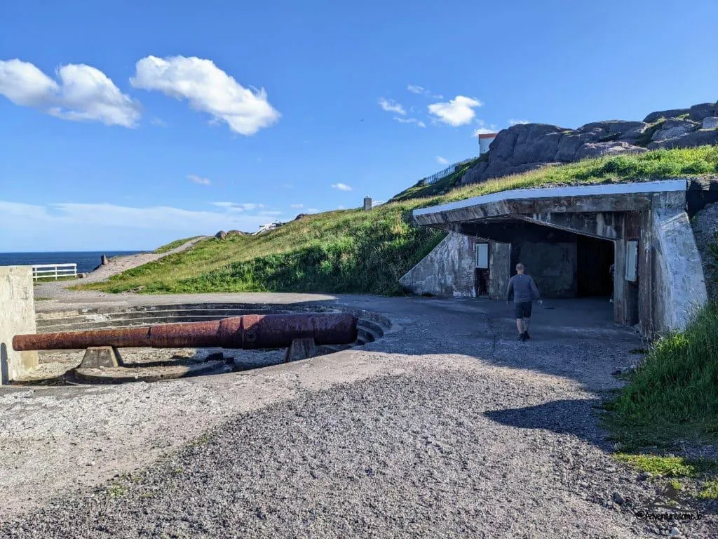 Bunker dating back to WWII on the East Coast near St. John's Newfoundland