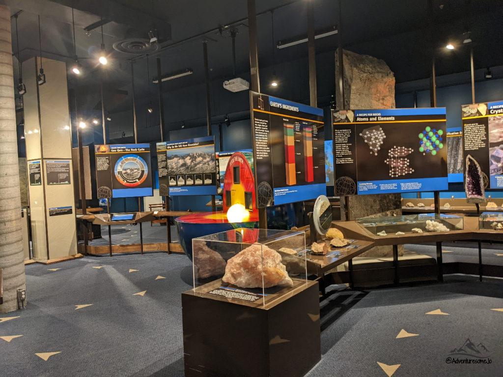 An exhibit of the Johnson GEO Centre in St John's Newfoundland