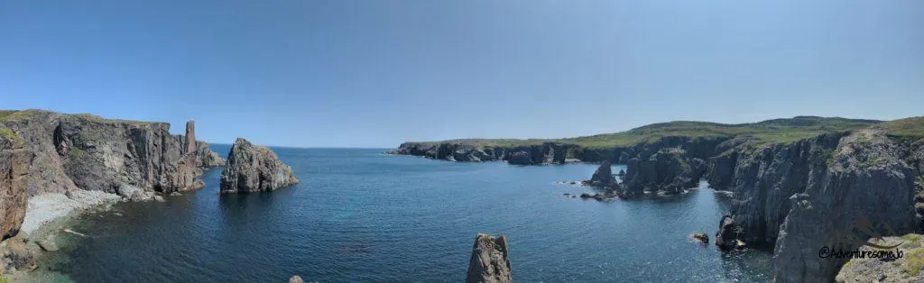 hiking views on the Spillars Cove Trail