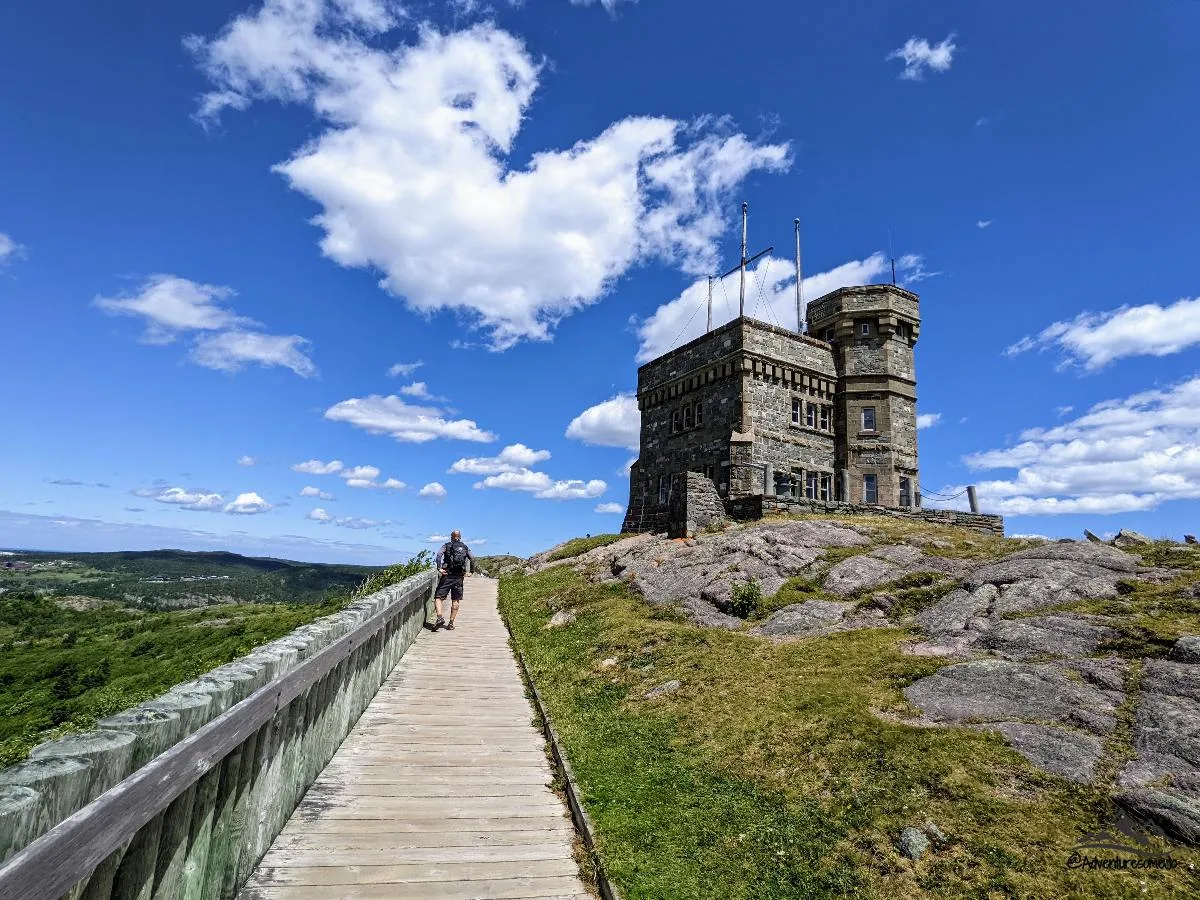 Cabot Tower on Signal Hill in St. John's Newfoundland
