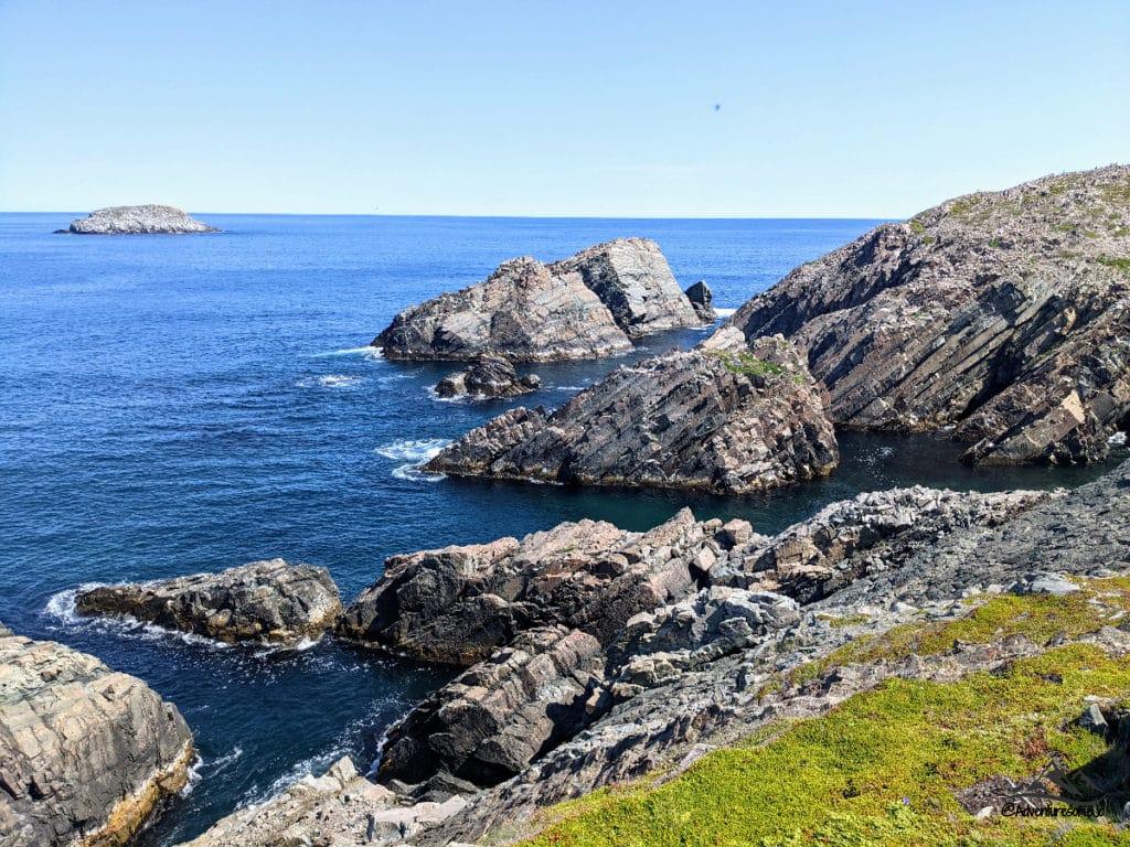 hiking views on the Spillars Cove Trail