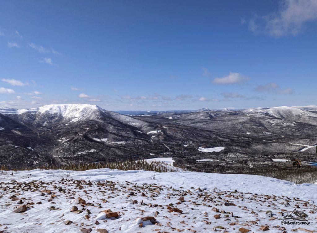 view from the first summit of mont Vallières-de-Saint-Réal