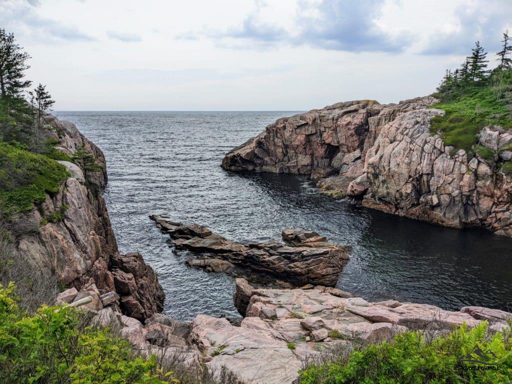 Viewpoint on the coast on the Jack Pine Trail in Cape Breton Highlands National Park