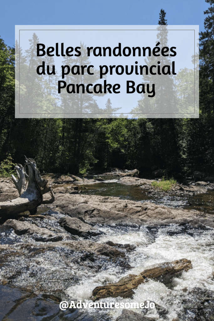 épingle de randonnée du parc provincial Pancake Bay