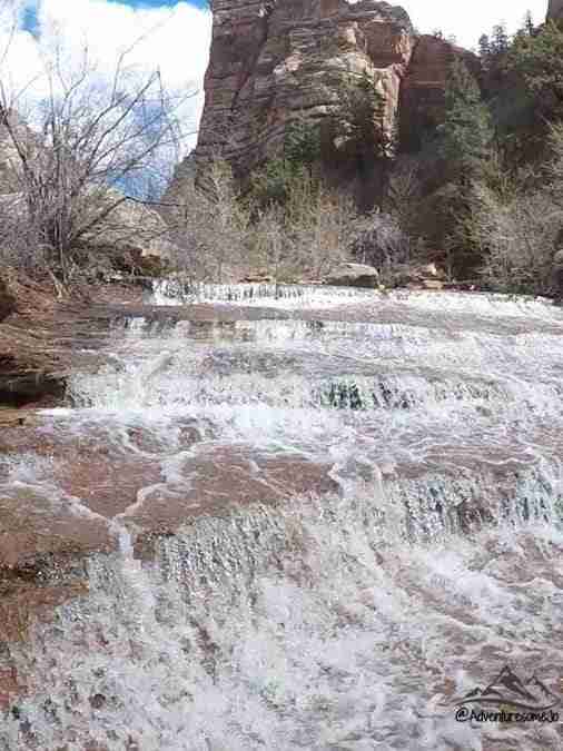 Left Fork Creek is the trail