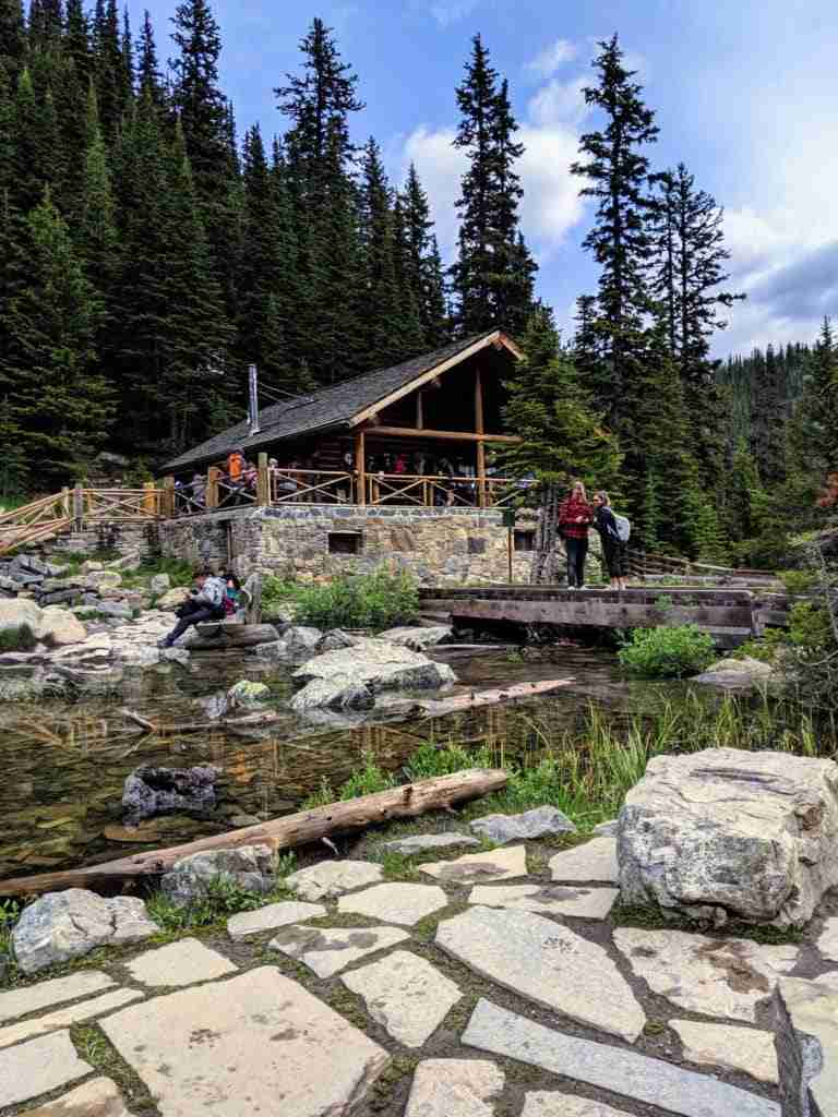 the Lake Agnes Teahouse in Lake Louise