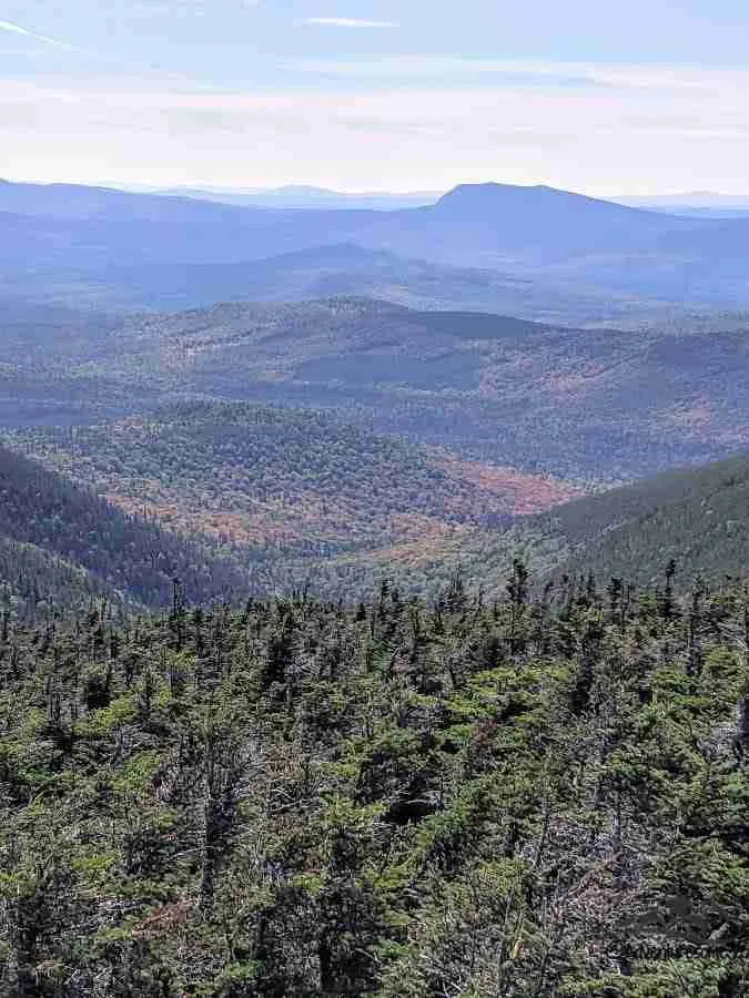 Views of the White Mountains from the summit of Mont Gosford