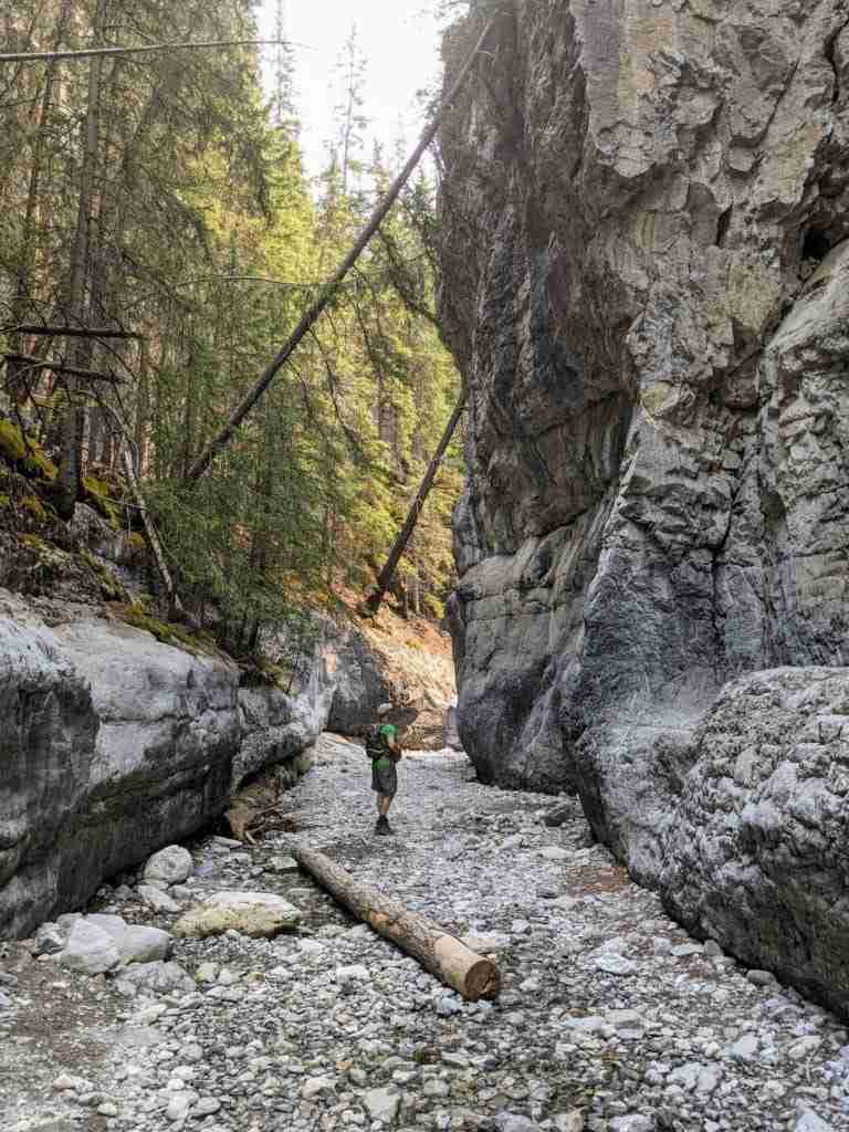 Grotto Canyon Hike in Canmore