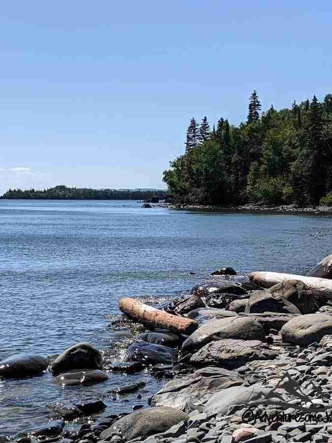 shores of Lake Superior on the Kabeyun Trail