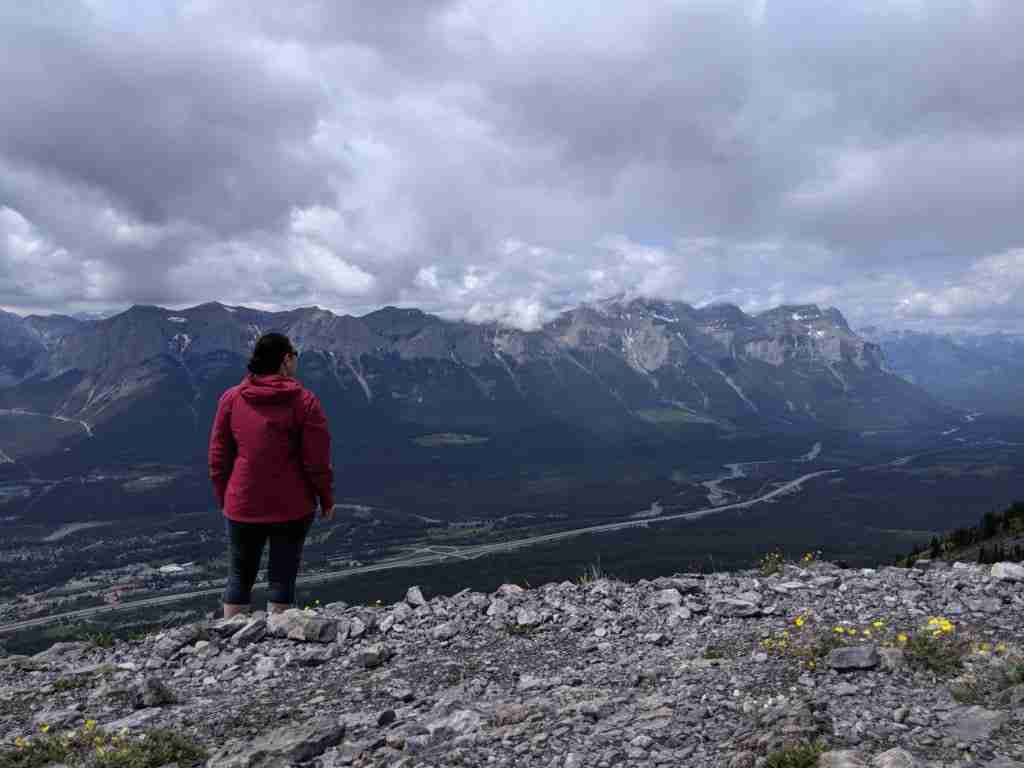 View of Canmore after the scramble up Mount Lady
McDonald