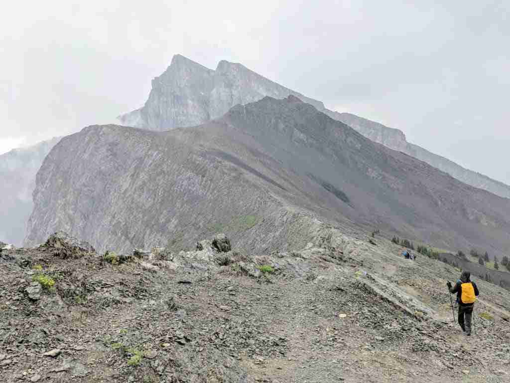 Lawrence Grassi in the distance as seen from Ha Ling Hike