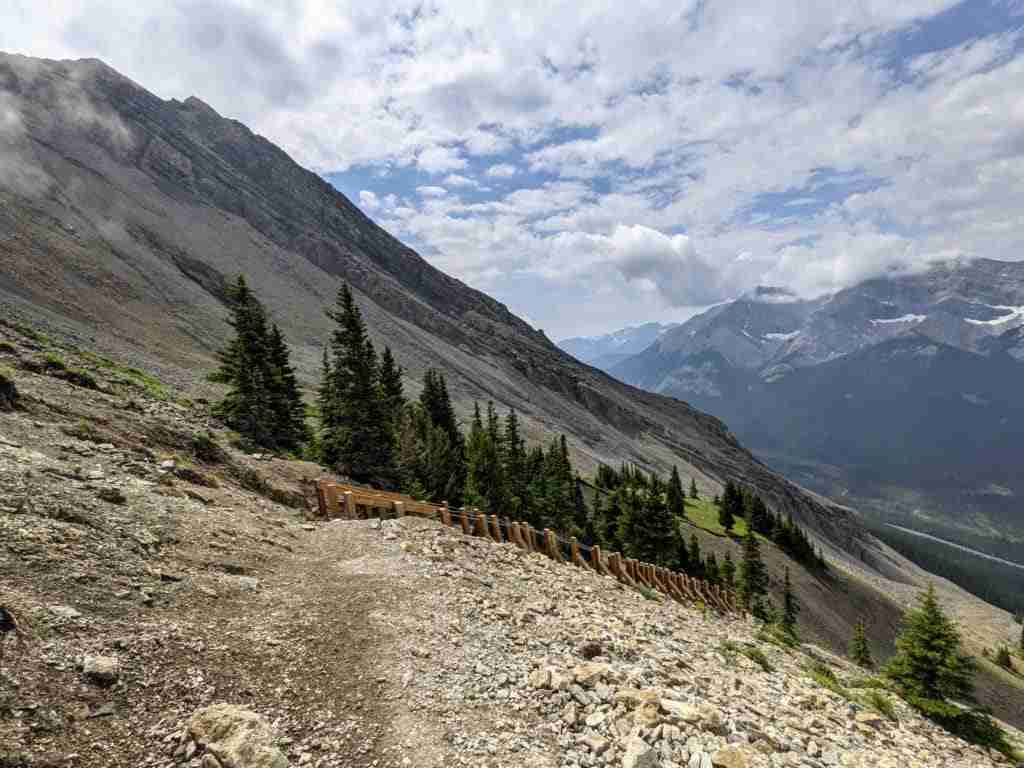scrambling up Ha Ling for beginner peak baggers