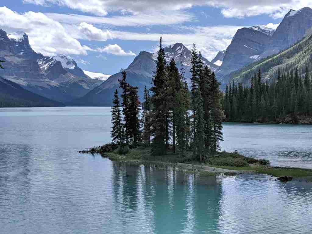 Spirit Island in Maligne Lake
