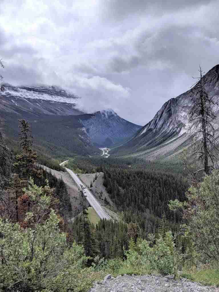 the Big Bend on the Icefields Parkway