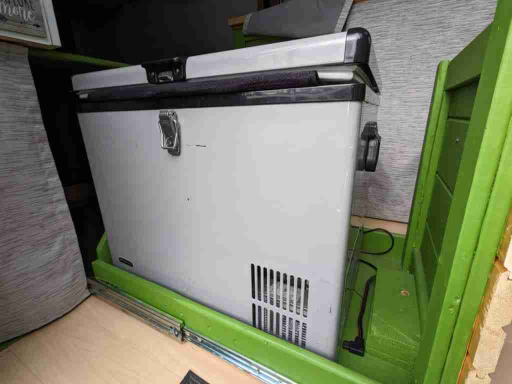 12V fridge ideal for a camper van