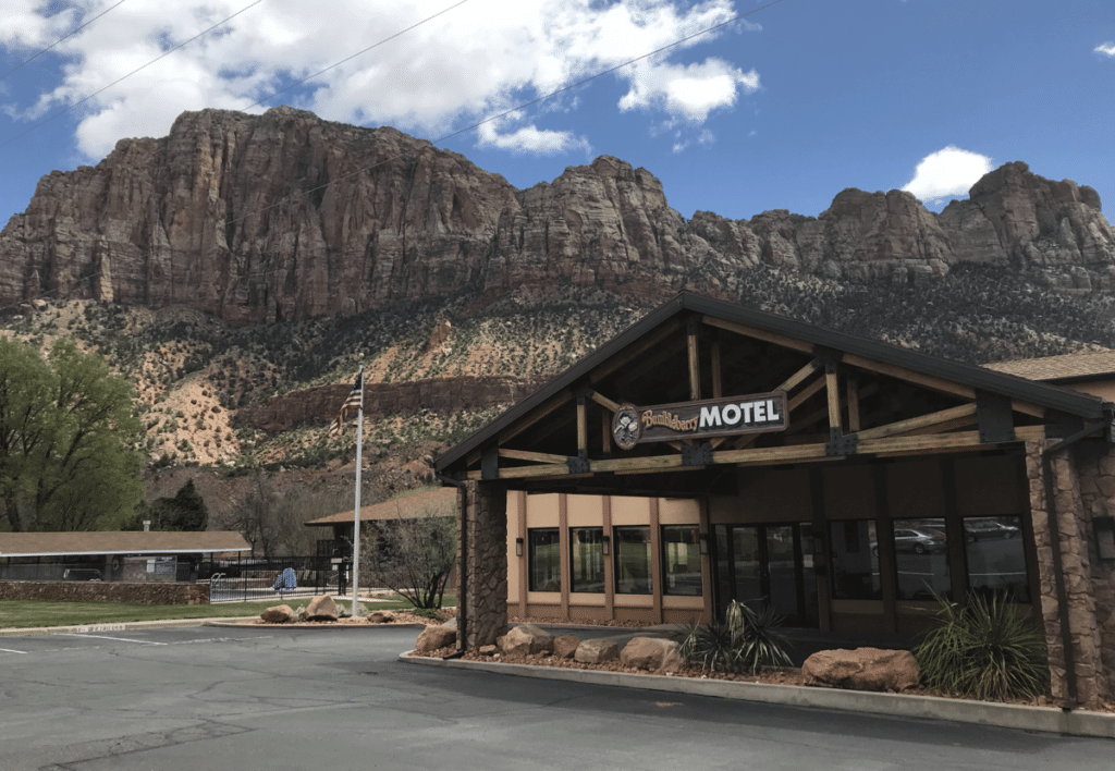 bumbleberry motel in Springdale close to the Zion National Park entrance