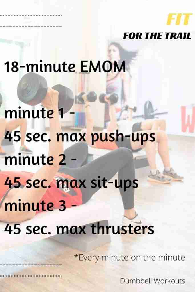 Dumbbell workout to get in shape for hiking