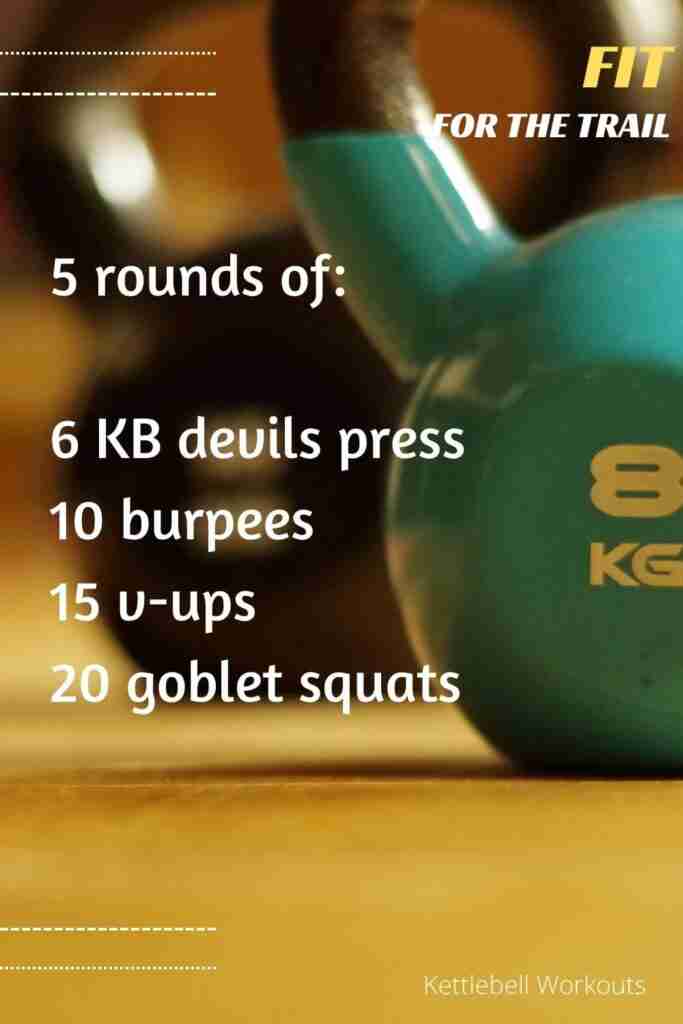 kettlebell exercises to get fit for the trail