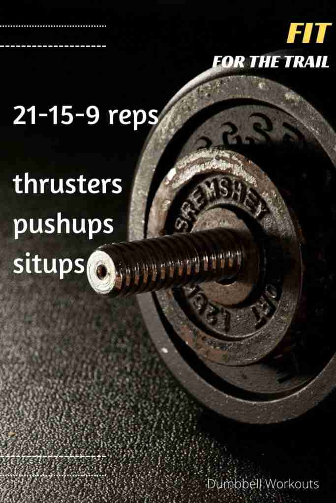 dumbbell exercises to get fit for the trail