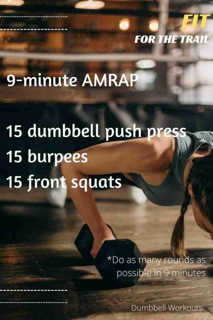 Dumbbell workout to get in shape for hiking