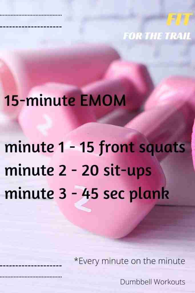 dumbbell workout to get fit for the trail