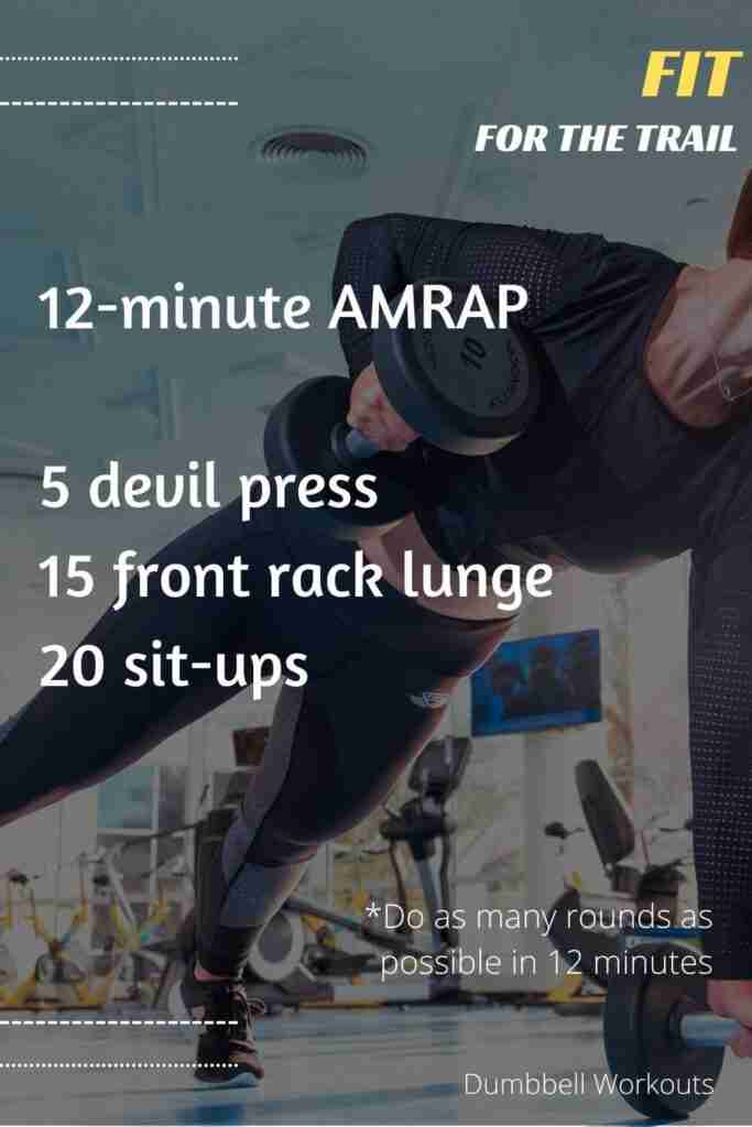 Dumbbell workout to get in shape for hiking