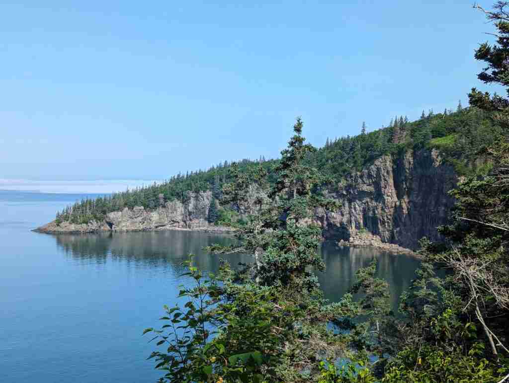 Big Cove lookout on the Cape Split Hike