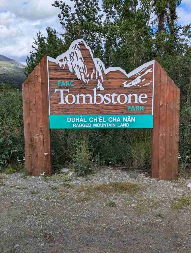 Tombstone Park Welcome sign