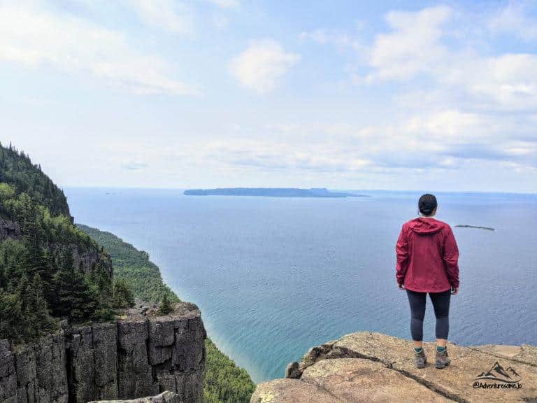 on top of the sleeping giant